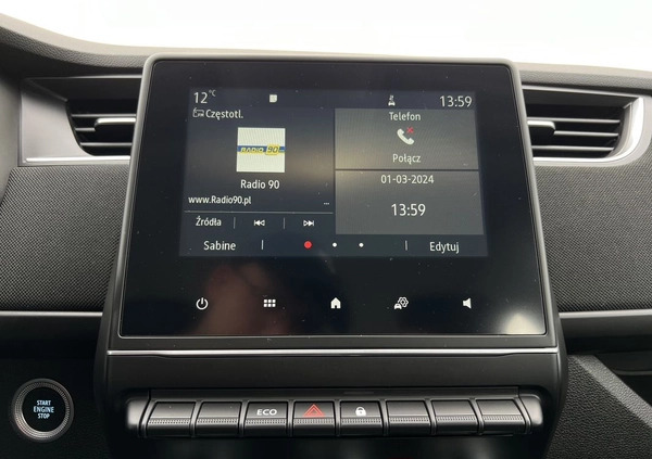 Renault Zoe cena 78900 przebieg: 17456, rok produkcji 2021 z Żukowo małe 781